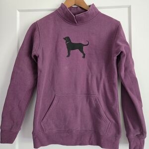 The Black Dog Collection Womens Small Purple Sweatshirt/hoodie